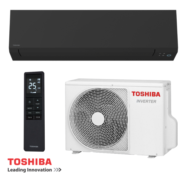 Инверторен климатик Toshiba Shorai Edge RAS-B13G3KVSGB-E + RAS-13J2AVSG-E1 - черен