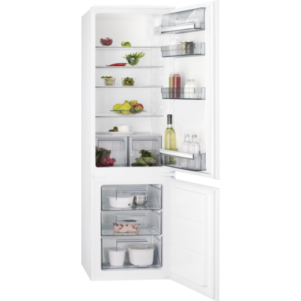 Хладилник с фризер за вграждане AEG SCB618F3LS