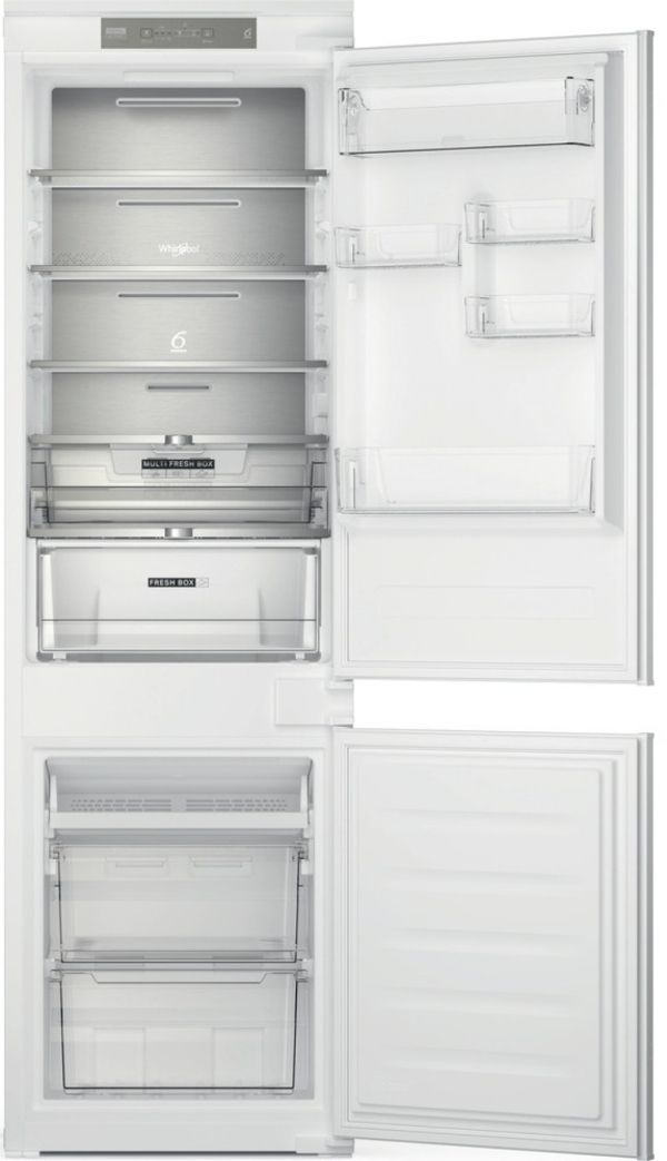 Хладилник с фризер за вграждане Whirlpool WHC18 T341 , 250 l, F , No Frost