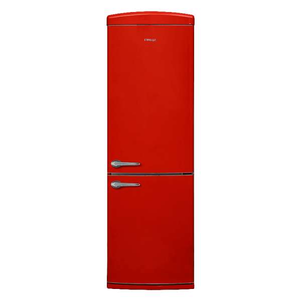 Хладилник с фризер Finlux FXCARE 37301 RED , 331 l, F , No Frost , Червен
