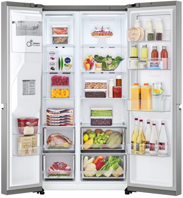 Хладилник с фризер LG GSJV70PZTE 