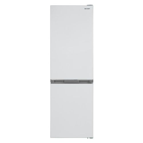 Хладилник с фризер Sharp SJ-BA10DMXWF , 331 l, F , No Frost , Бял