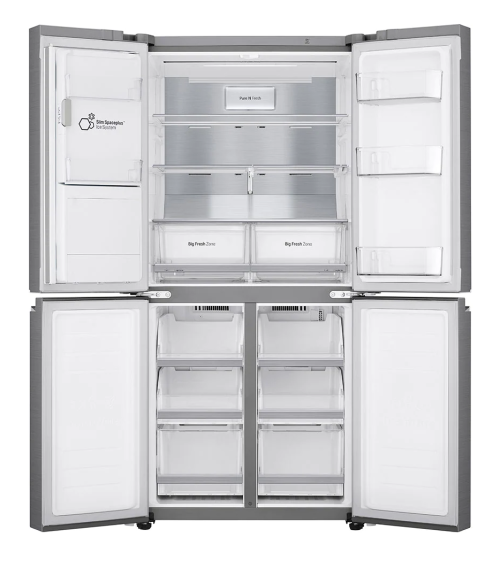 Хладилник с фризер LG GML844PZ6F , 506l, F , No Frost , Инокс