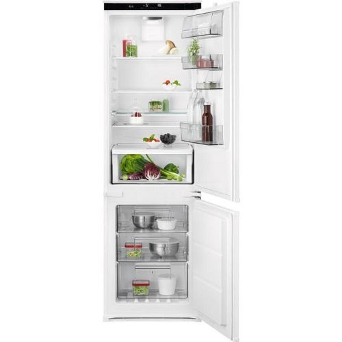 Хладилник с фризер за вграждане AEG SCE818E8TS , 256 l, E , No Frost