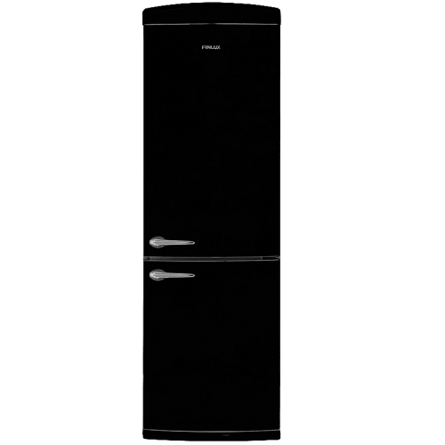 Хладилник с фризер Finlux FXCARE 37303 BLACK , 331 l, F , No Frost , Черен