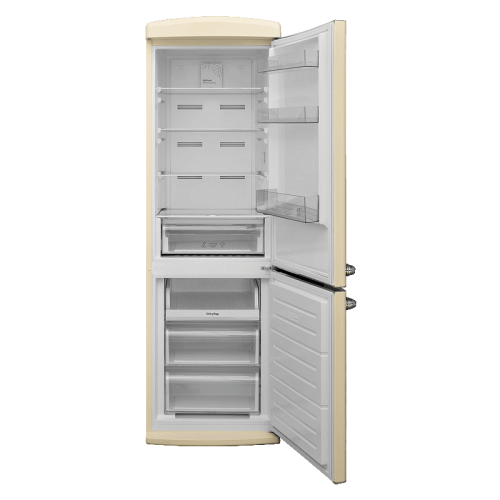 Хладилник с фризер Finlux FXCARE 37302 BEIGE , 331 l, F , No Frost , Бежов
