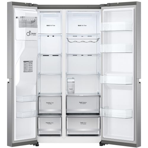 Хладилник с фризер LG GSLV71PZLE , 635 l, E , No Frost , Инокс