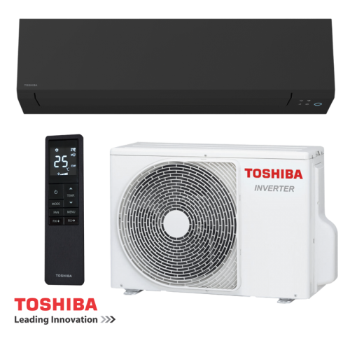 Инверторен климатик Toshiba Shorai Edge RAS-B24G3KVSGB-E + RAS-24J2AVSG-E1 - черен